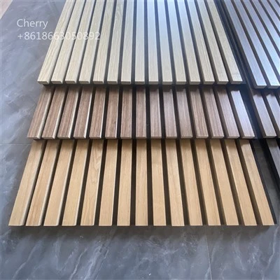 Panou acustic Mdf cu lamele izolate la zgomot