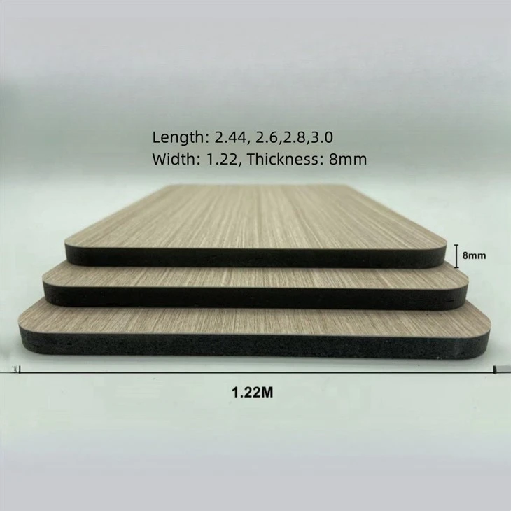 Carbon Crystal Bamboo Charcoal Coextruded WPC Wall Panels Wall Board