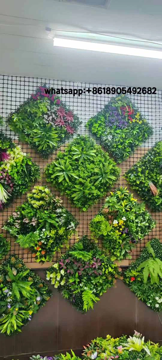 Close-up view of the realistic texture and color of artificial ivy leaves Close-up view of the realistic texture and color of artificial ivy leaves