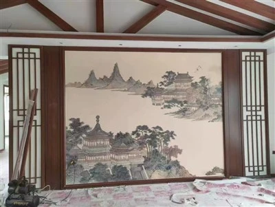 Placă de decor model de montare de perete chinezesc